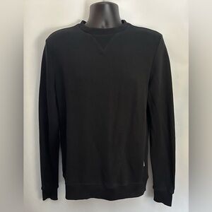 $89 PETER WERTH LONDON Sweatshirt Men L /US M Fleece Crew Pullover Minimalist